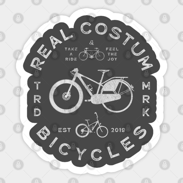 funny cycling gift mountain bike mtb race bike retro Sticker by TheOutdoorPeople